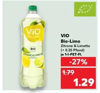 Kaufland Vio Bio Limo Zitrone Limette Angebot