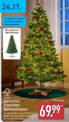 Aldi Nord Künstlicher Weihnachtsbaum Angebot