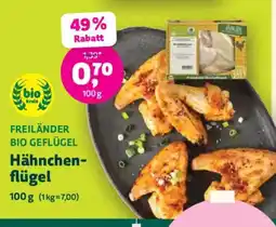 Biomarkt FREILÄNDER BIO GEFLÜGEL Hähnchenflügel Angebot