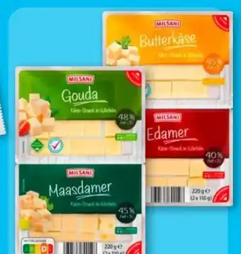 Aldi Nord Milsani Käse-Snack Angebot