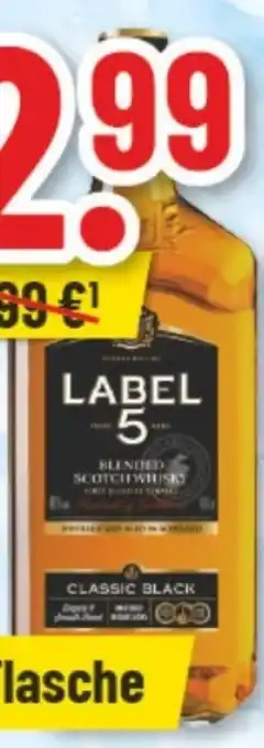 trinkgut Label 5 Blended Scotch Whisky Angebot
