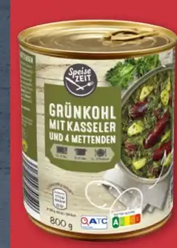 Aldi Nord Speise Zeit Grünkohl mit Kasseler und 4 Mettenden Angebot