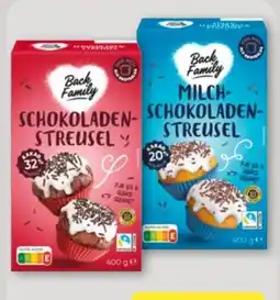 Aldi Nord Back Family Schokoladen­streusel Angebot