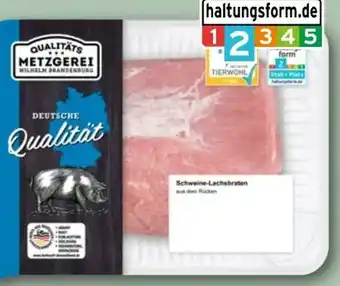 REWE Metzgerei Wilhelm Brandenburg Schweine-Lachsbraten Angebot