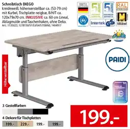 Zurbrüggen PAIDI Schreibtisch DIEGO Angebot