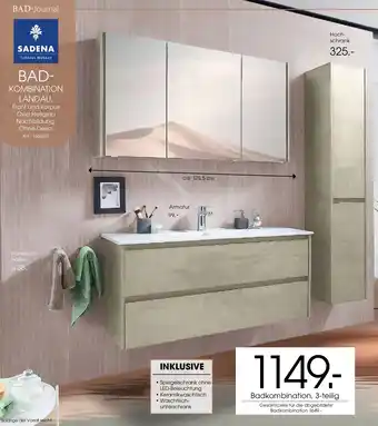 Zurbrüggen Sadena Badkombination, 3-teilig Angebot