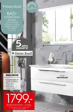 Zurbrüggen Dieter Knoll Badkombination, 3-teilig Angebot