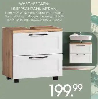 Zurbrüggen Waschbeckenunterschrank meran Angebot