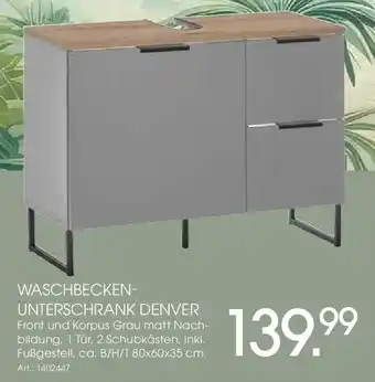 Zurbrüggen Waschbeckenunterschrank denver Angebot