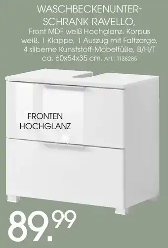Zurbrüggen Waschbeckenunterschrank ravello Angebot