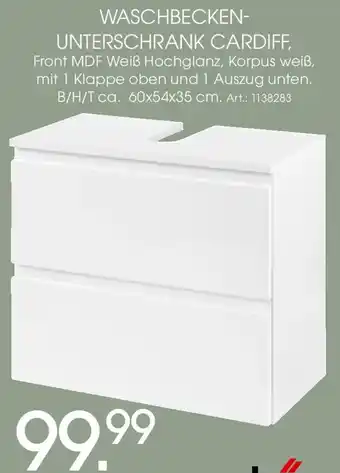 Zurbrüggen Waschbeckenunterschrank cardiff Angebot