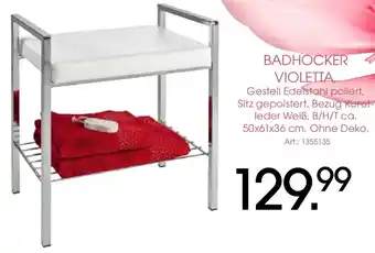 Zurbrüggen Badhocker violetta Angebot