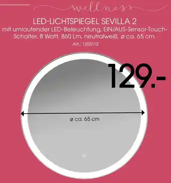 Zurbrüggen Led-lichtspiegel sevilla 2 Angebot