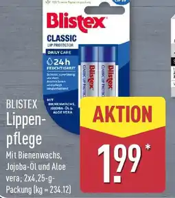 Aldi Nord BLISTEX Lippen- pflege Angebot