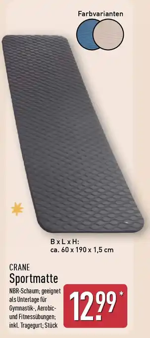 Aldi Nord CRANE Sportmatte Angebot