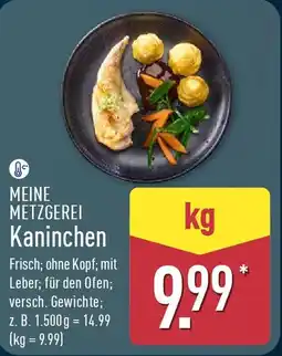 Aldi Nord MEINE METZGEREI Kaninchen Angebot