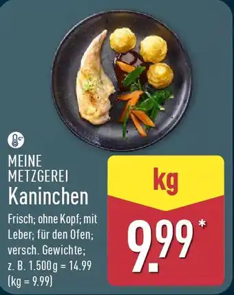 Aldi Nord MEINE METZGEREI Kaninchen Angebot
