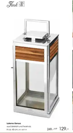 Zurbrüggen Fink Laterne Genua Angebot