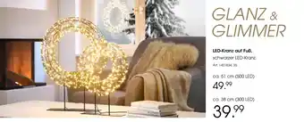 Zurbrüggen LED-Kranz auf Fuß Angebot