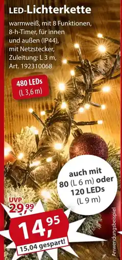 Sonderpreis Baumarkt LED-Lichterkette Angebot