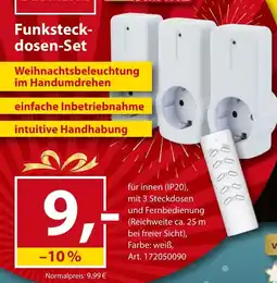 Sonderpreis Baumarkt Funksteckdosen-Set Angebot
