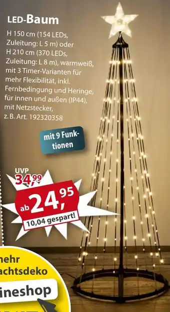 Sonderpreis Baumarkt LED-Baum Angebot