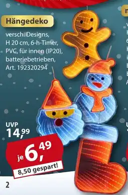Sonderpreis Baumarkt LED-3D-Spiegelleuchten Hängedeko Angebot