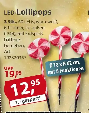 Sonderpreis Baumarkt LED-Lollipops Angebot