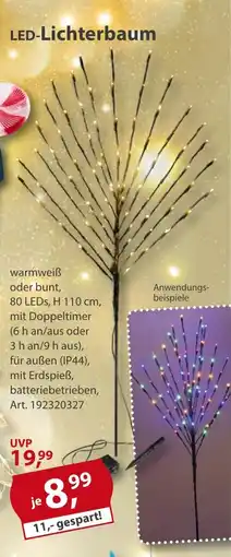 Sonderpreis Baumarkt LED-Lichterbaum Angebot