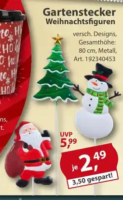 Sonderpreis Baumarkt Gartenstecker Weihnachtsfiguren Angebot