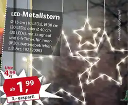 Sonderpreis Baumarkt LED-Metallstern Angebot