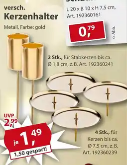Sonderpreis Baumarkt Kerzenhalter Angebot