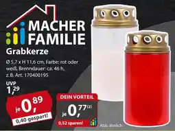 Sonderpreis Baumarkt Grabkerze Angebot
