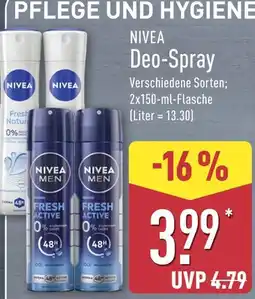 Aldi Nord Nivea deo-spray fresh nature Angebot