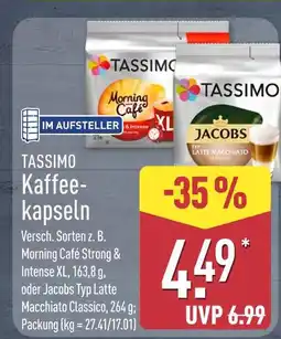 Aldi Nord Tassimo morning café strong & intense xl Angebot