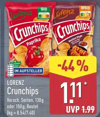 Aldi Nord Lorenz crunchips paprika Angebot