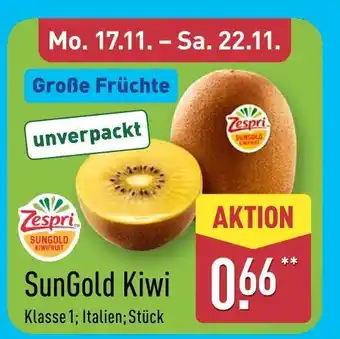Aldi Nord Zespri sungold kiwi Angebot