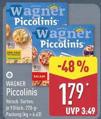 Aldi Nord Wagner piccolinis drei käse Angebot