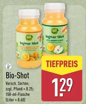 Aldi Nord Bio ingwer shot orange ingwer kurkuma mit cayennepfeffer Angebot