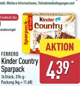 Aldi Nord Ferrero kinder country sparpack Angebot
