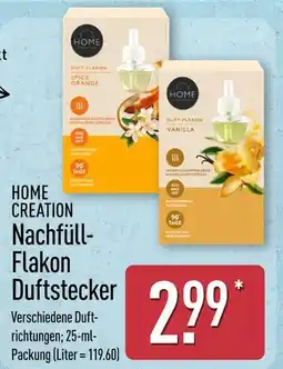Aldi Nord Home creation spice orange nachfüll-flakon duftstecker Angebot