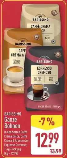 Aldi Nord Barissimo caffè crema dolce Angebot