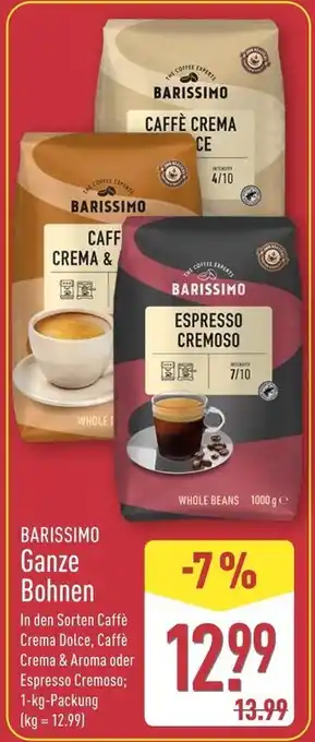 Aldi Nord Barissimo caffè crema dolce Angebot