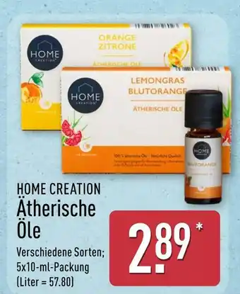 Aldi Nord Home creation orange zitrone ätherische öle Angebot