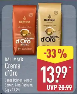 Aldi Nord Dallmayr crema d'oro intensa Angebot