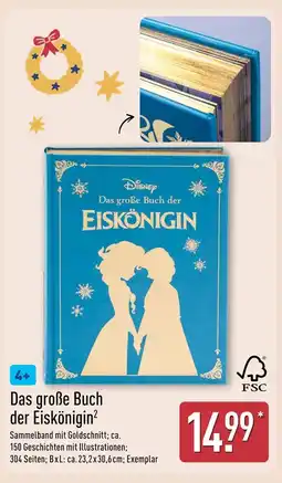 Aldi Nord Disney das große buch der eiskönigin Angebot