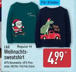 Aldi Nord L&d weihnachtssweatshirt Angebot