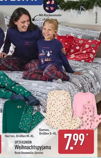 Aldi Nord Up2fashion weihnachtspyjama herren Angebot