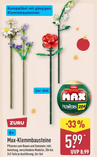 Aldi Nord Zuru max-klemmbausteine Angebot
