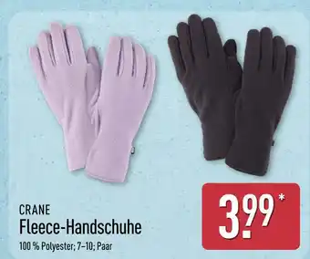 Aldi Nord Crane fleece-handschuhe Angebot